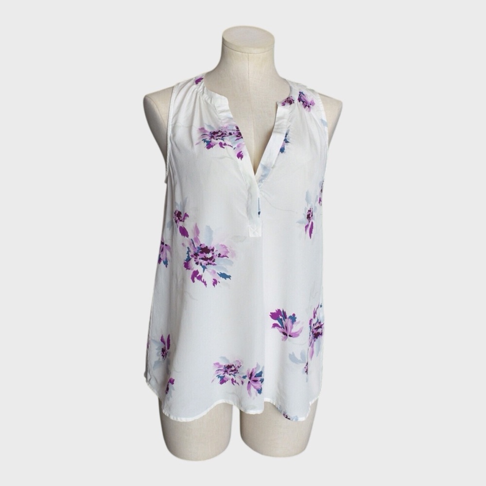 Joie Senia Floral‎ Silk Sleeveless Top